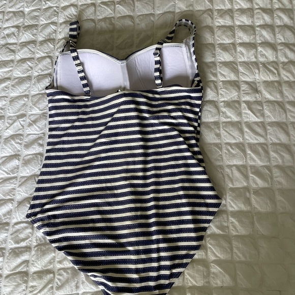 NipTuck Resortwear Striped One-Piece Swimsuit - Picture 10 of 11